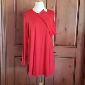 Eileen Fisher Long Sleeve Red Tunic